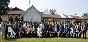 The Governor of Arunachal Pradesh, Shri JP Rajkhowa with member of Six Legislative Assembly at State Legislative Assembly, Naharlagun on 25th Feb2016.